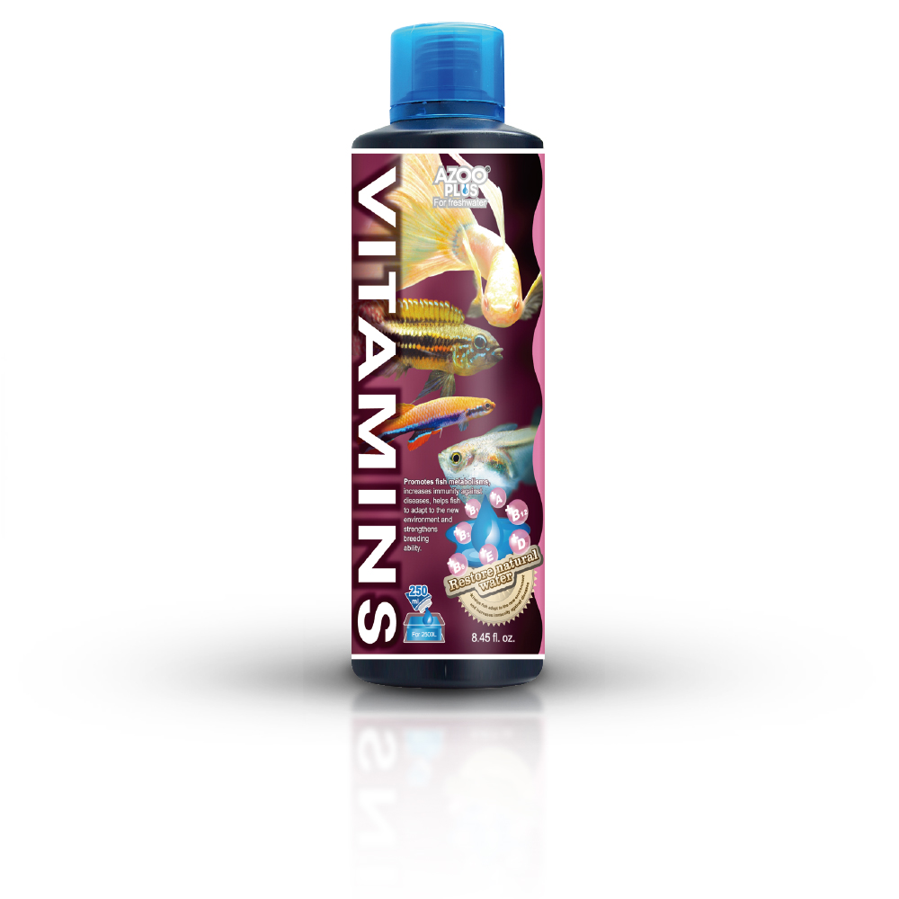Vitaminas AZOO Plus, para peces de acuario de agua dulce, 250 ml