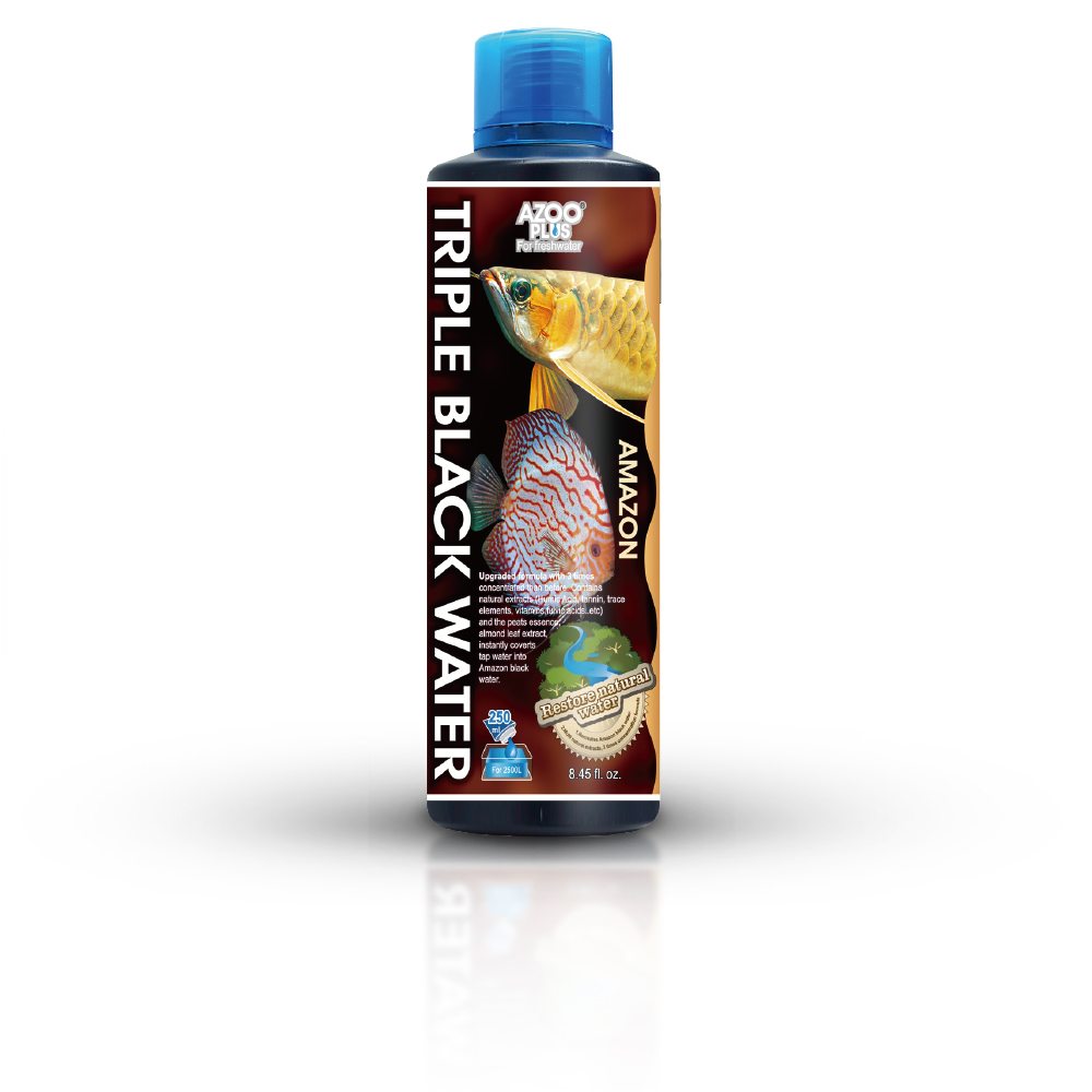Triple black water PLUS (acondicionador amazónico para acuarios), 120 ml