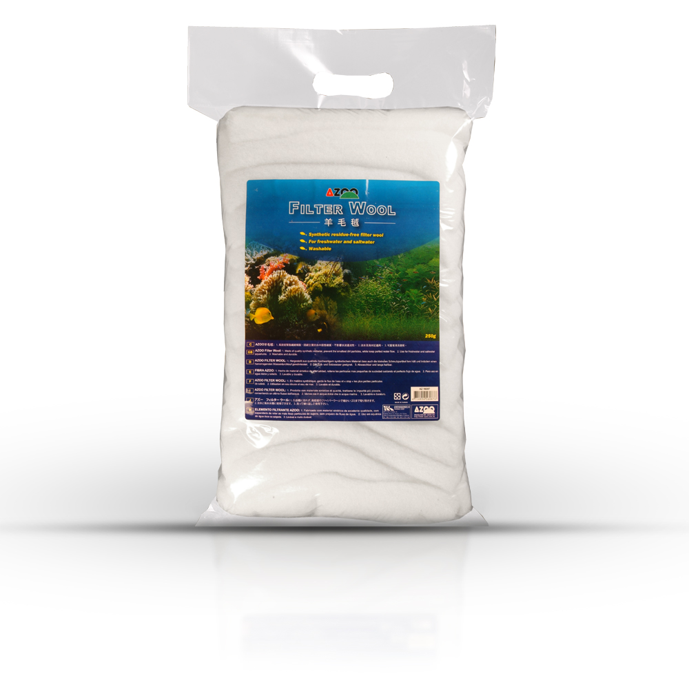 Filter wool, esponja blanca de filtración fina, bolsa GRANDE