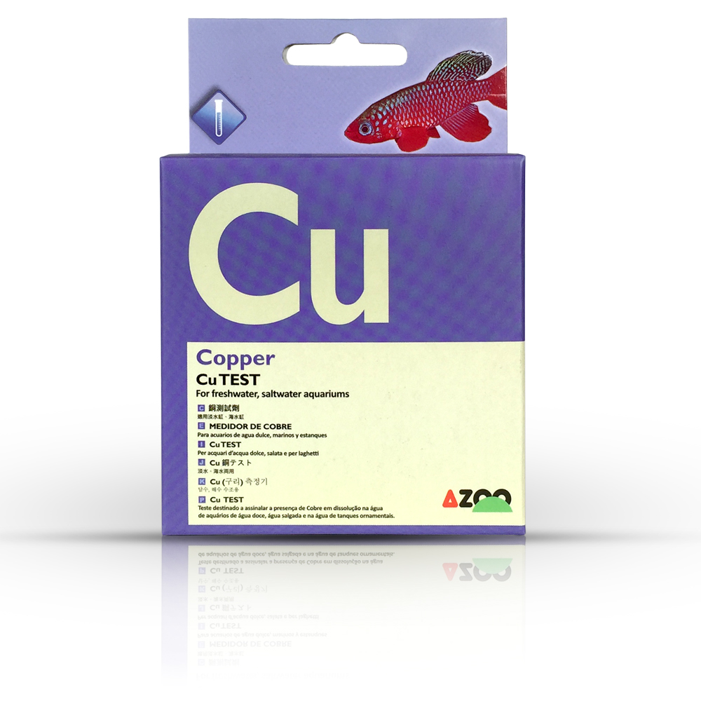 Cu test kit (medidor de alta precisión de Cobre para acuarios de agua dulce y salada)