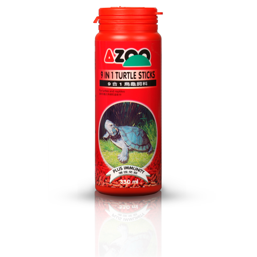 9 in 1 turtle stick (churritos para tortugas y reptiles acuáticos) 330 ml / 95 g
