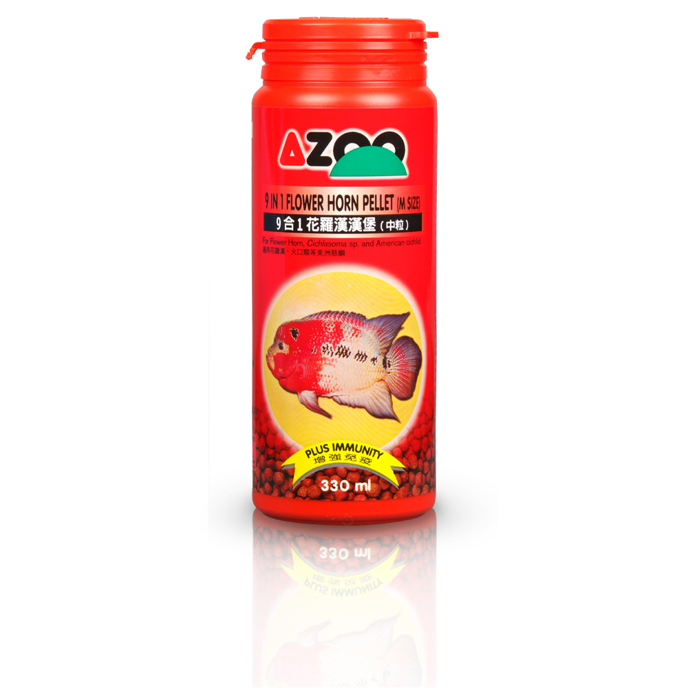 Flower Horn Pellet ch (p/cíclidos exóticos, matiza caracteres sexuales secundarios) 330 ml
