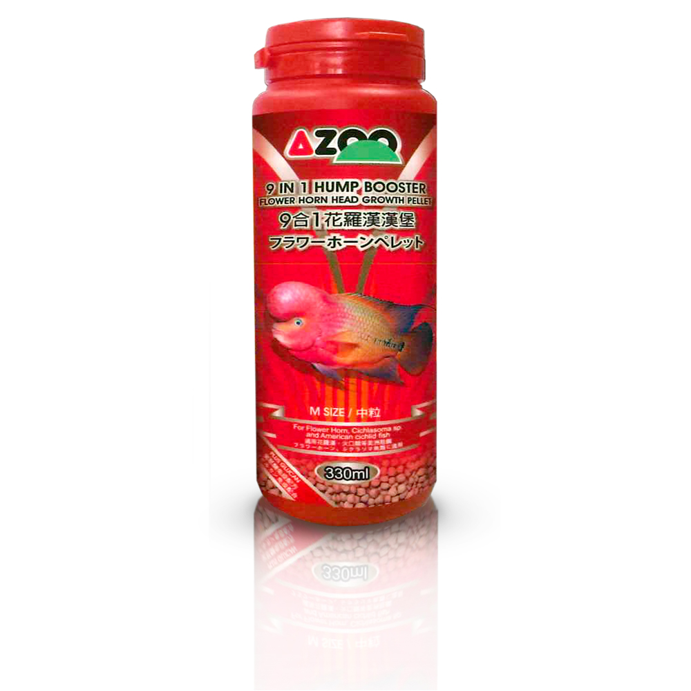 Flower Horn Pellet med (p/cíclidos exóticos, matiza caracteres sexuales secundarios) 330 ml
