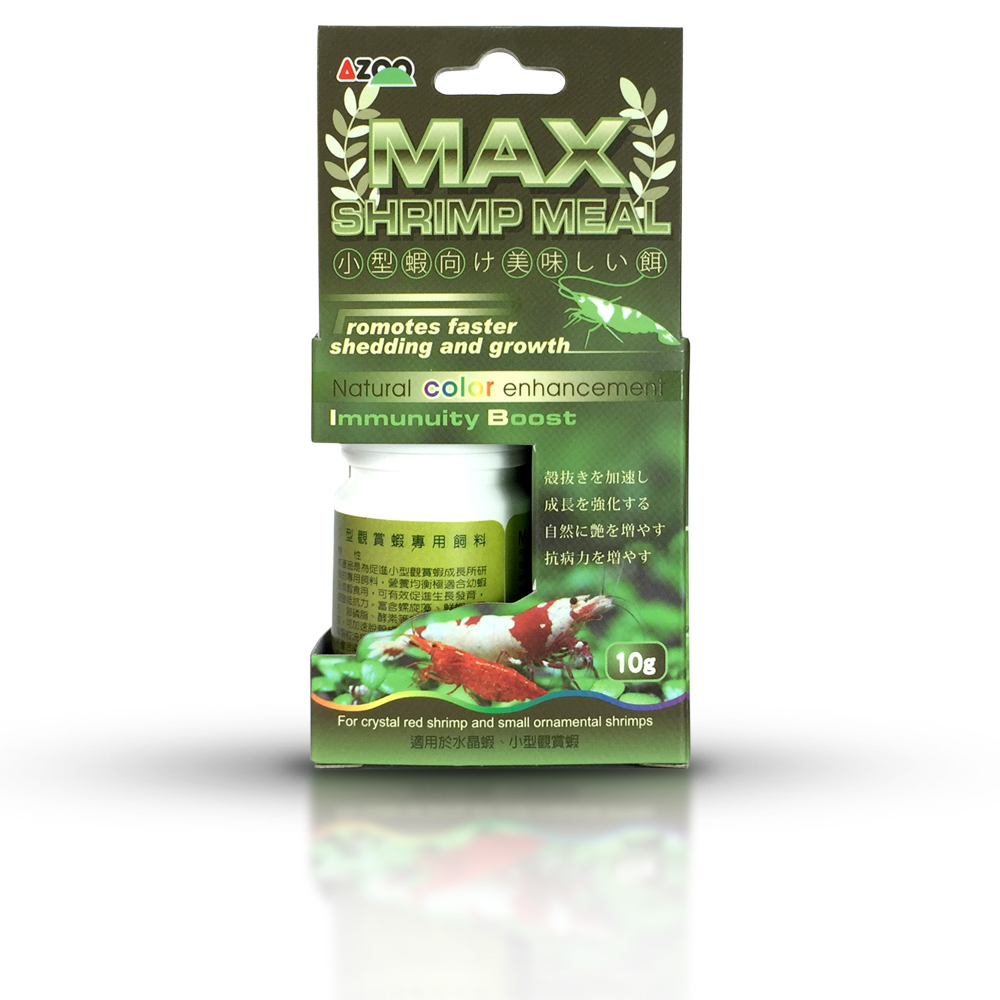 Alimento p/crec. de gambitas-max shrimp meal 10g