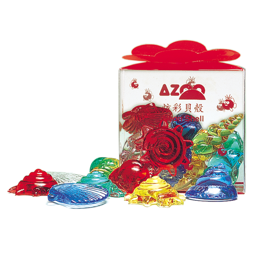 Exotic shell, Conchitas ultra transparente de adorno multiusos, 10 piezas en 5 colores diferentes