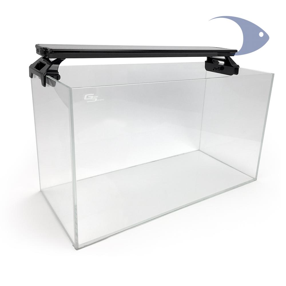 Acuario cristal óptico 24 l c/lámpara LED GS45