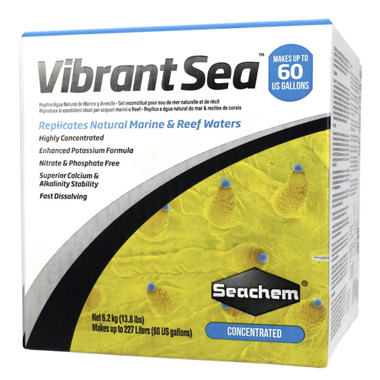 Vibrant Sea 6,2 kg, mezcla anhidra profesional p/preparar 227 l, +Potasio
