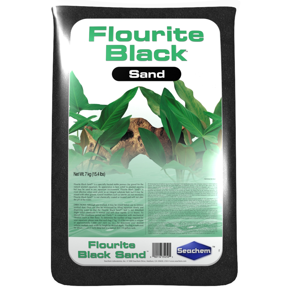 Flourite black sand, 7 kg / 15.4 lb