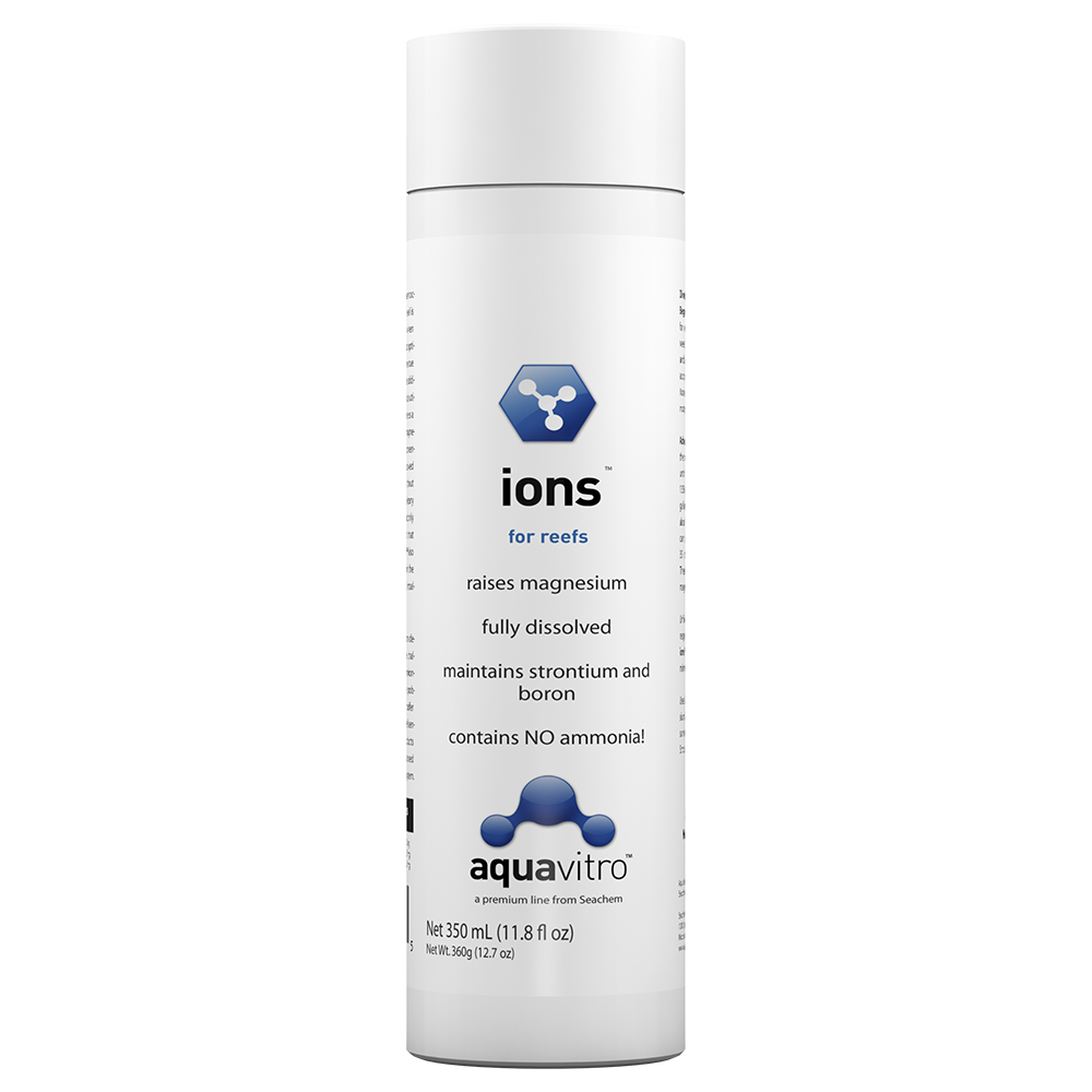 Aquavitro ions (mantiene el balance iónico de Mg, B y Sr en acuarios de arrecife) 350 ml