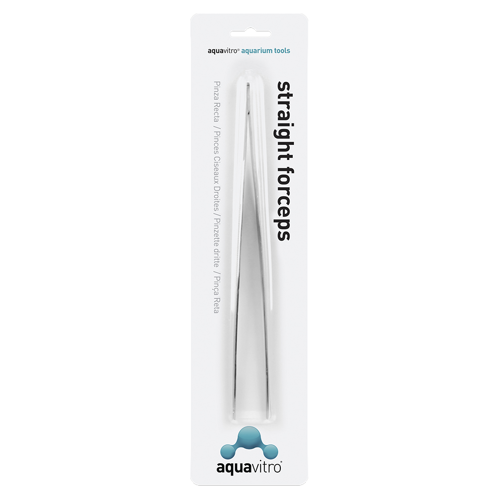 AquaVitro Forceps recto, 25 cm