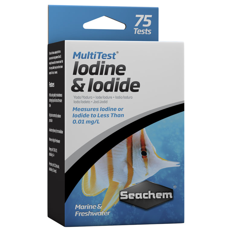 MultiTest: Reef Special, yoduro y yodato (Iodine & iodide) (75 ensayos)