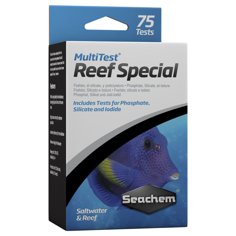 MultiTest: Reef Special, paquete de medidores de reactivos (75 ensayos)