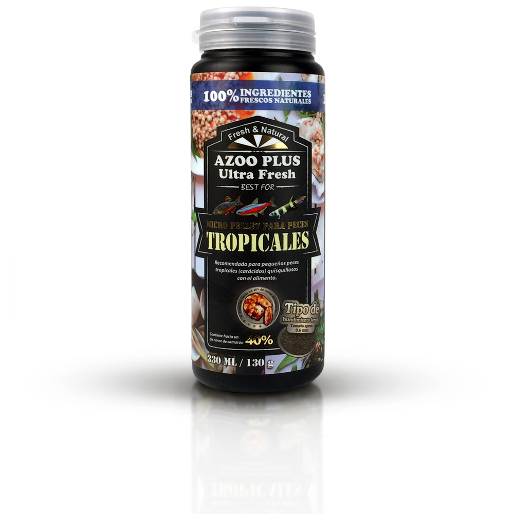 Micro pellet para peces tropicales 120 ml / 53 g